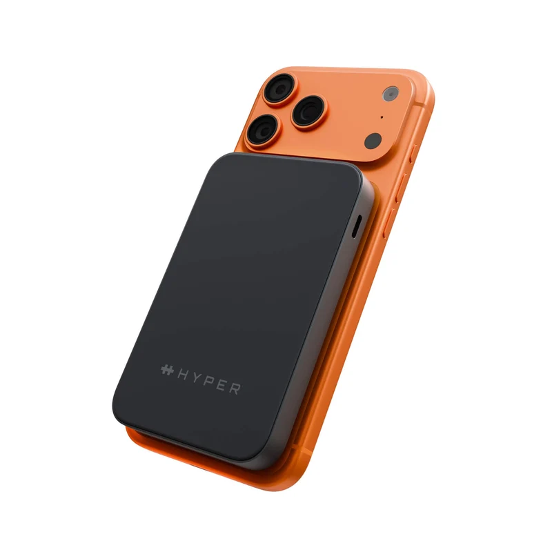 Batterie externe HyperJuice 5K Qi2 à semi-état solide